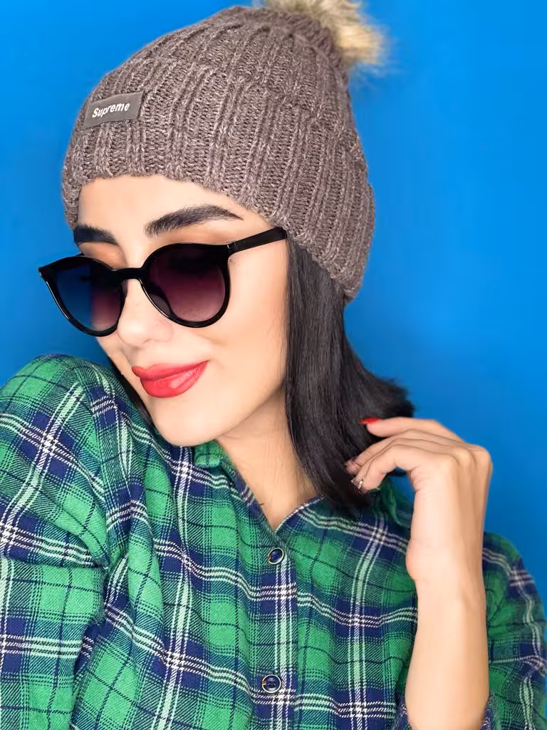 عینک افتابی یووی 400 مشکی گرد اورجینال