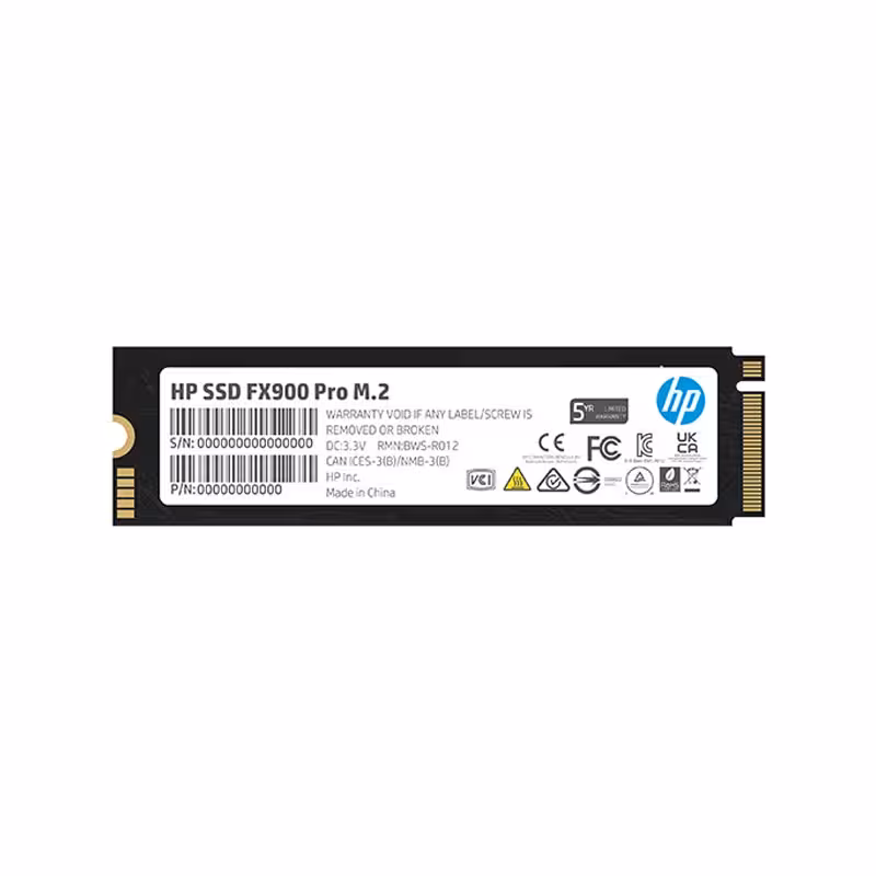 اس اس دی اینترنال اچ پی مدل FX900 Pro ظرفیت 4 ترابایت