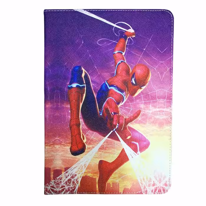 کیف کلاسوری طرح اسپایدرمن 2 | تبلت اپل iPad 9.7 (Air 1-Air 2-New-Pro 2)