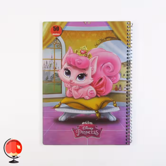 دفتر نقاشی 50 برگ سیمی طرح گربه اشرافی آپادانا