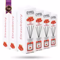 6 عدد خوشبوکننده هوا ایفل EYFEL مدل توت فرنگی strawberry حجم 120 میلی لیتر  (اورجینال)