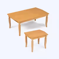 ست میز جلومبلی عسلی کاملیا