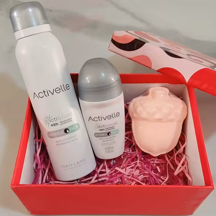 پک خنک کننده و ضدتعریق اکتیول اوریفلیم( اسپری ،مام ) و کوکتل پدیکورپاهدیه