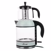 چای ساز فلر مدل TS285 ظرفیت 2 لیتر با کتری شیشه‌ای
