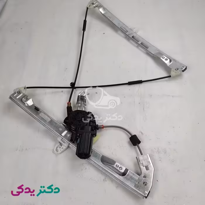 شیشه بالابر پژو 206 برقی درب جلو راست (سمت شاگرد) شرکتی ایساکو اصل 2170100199