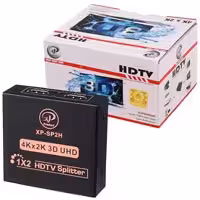 تبدیل اسپیلیتر 1به 2 HDMI 4K آداپتوردار XP-SP2H