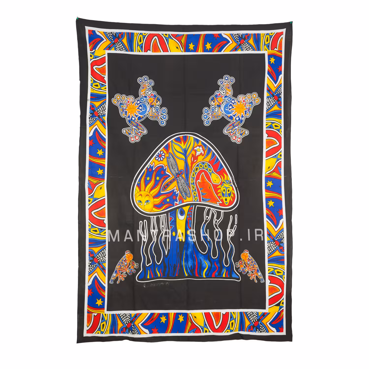 بکدراپ تپستری هندی طرح قارچ (روتختی یک نفره)