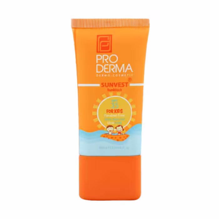 کرم ضد آفتاب کودکان SPF35 پرودرما 40 میلی لیتر