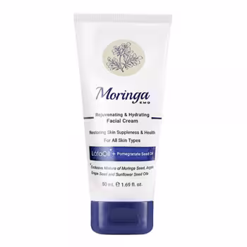 کرم آبرسان و جوان کننده پوست صورت مناسب انواع پوست 50ml مورینگا