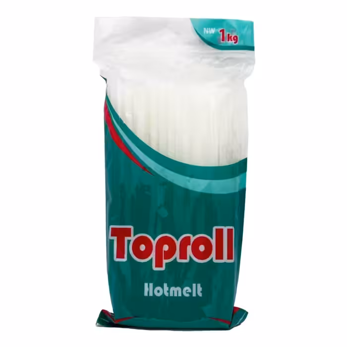 چسب حرارتی کوچک سایز 7 میلی‌متر بسته 1 کیلویی تاپ رول