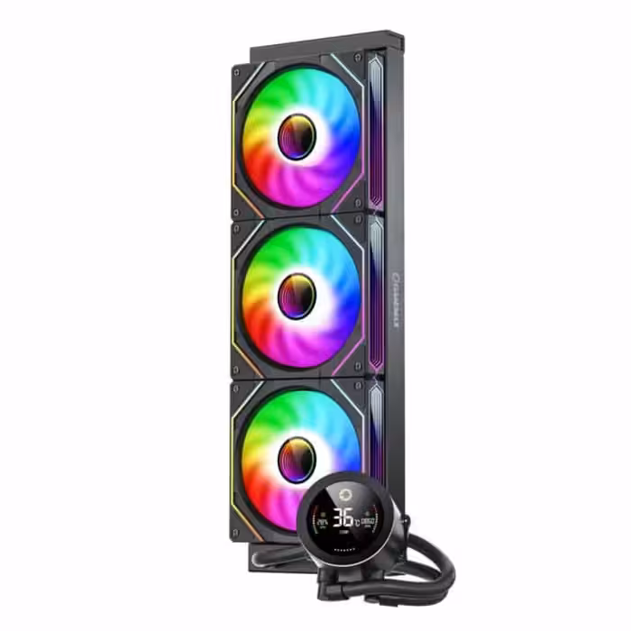 خنک کننده مایع پردازنده گیم مکس مدل GAMEMAX ICEBURG 360 DIGITAL BLACK