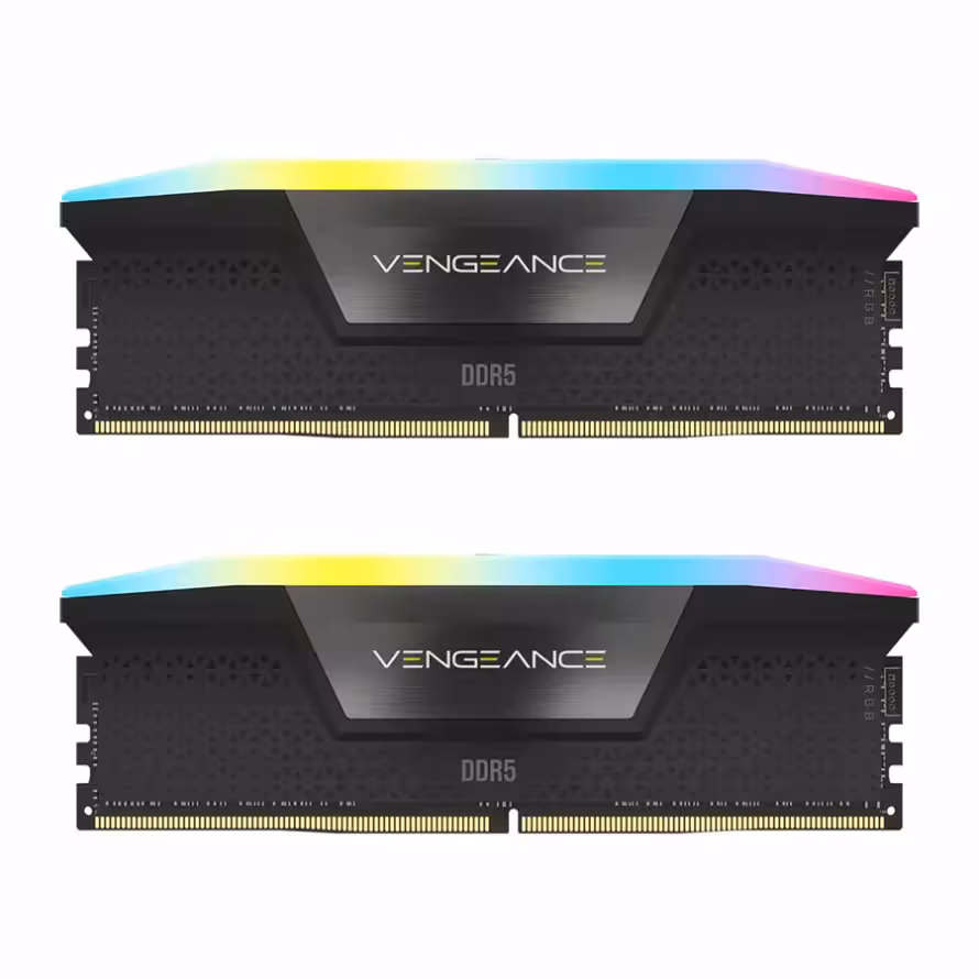 رم کورسیر VENGEANCE RGB 64GB 32GBx2 6000MHz CL40 DDR5