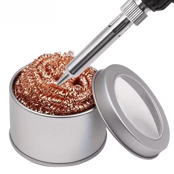 تمیزکننده نوک هویه بهمراه ظرف درب دار