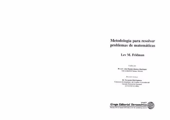 خرید و دانلود نسخه کامل کتاب Metodología para resolver problemas de matemáticas