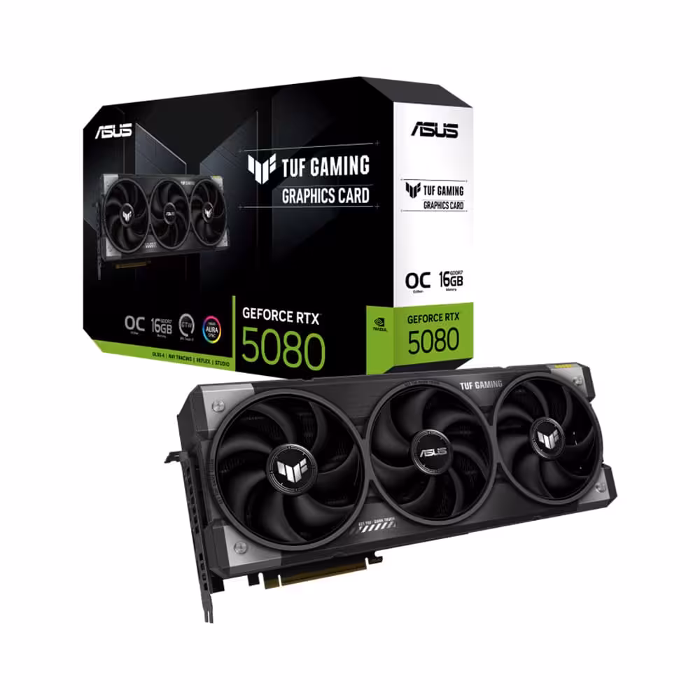 کارت گرافیک ایسوس ASUS TUF RTX 5080 16GB OC