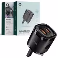 آداپتور شارژر 2پورت 3پین Green Lion mini wall charger