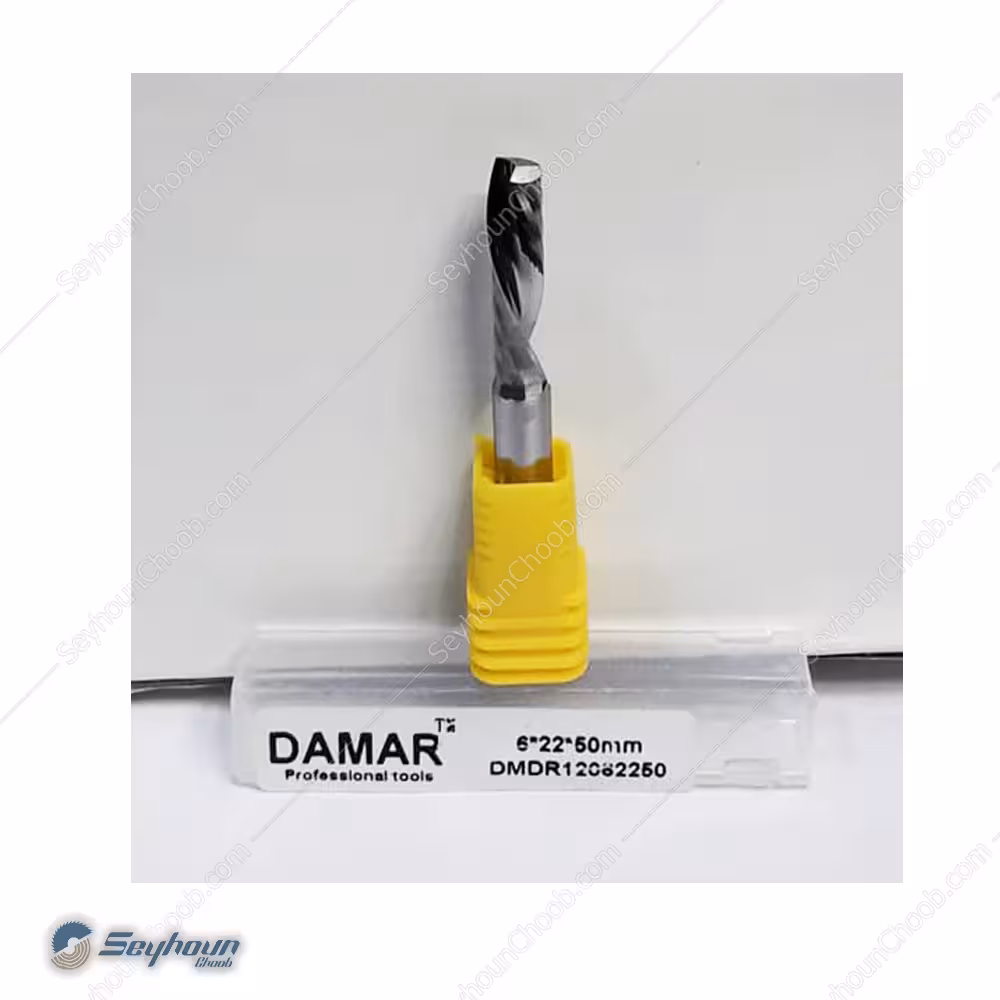 تیغ شیارزن مارپیچ تک پر دامار مدل DMDR12082250