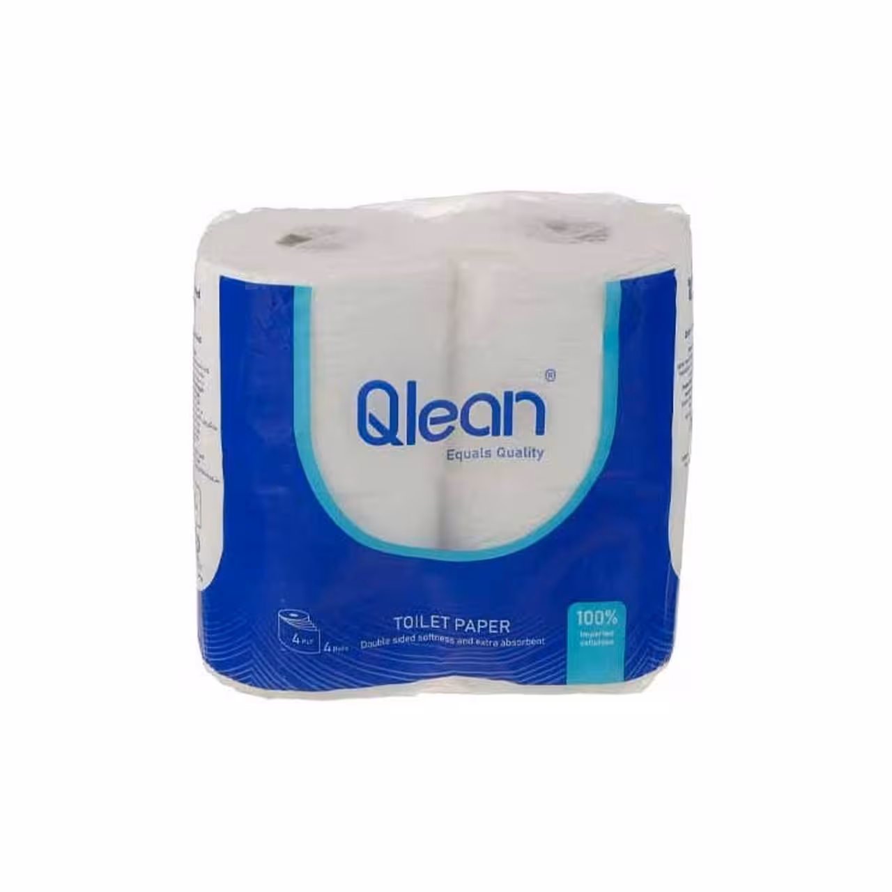 دستمال توالت 4 لایه کیولین مدل رولی بسته 4 عددی