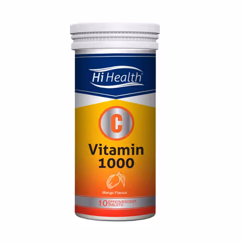قرص جوشان ویتامین 1000C میلی گرم با طعم انبه های هلث
