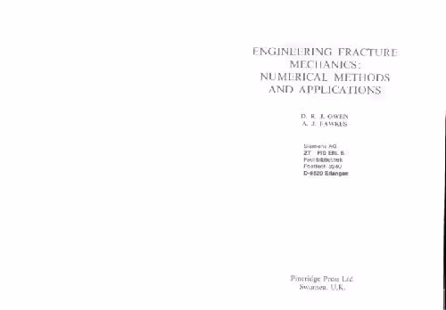 خرید و دانلود نسخه کامل کتاب Engineering Fracture Mechanics: Numerical Methods and Applications