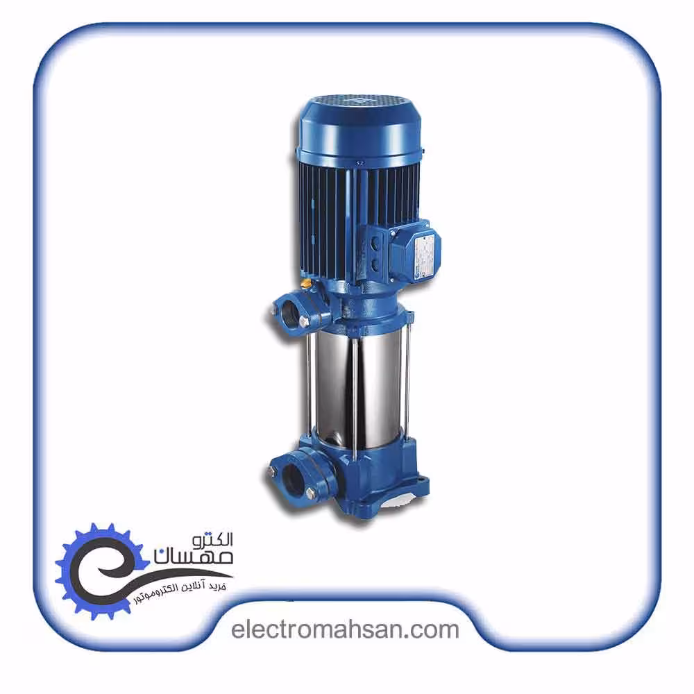 پمپ آب طبقاتی عمودی پنتاکس 3 اسب، 1127 متر، سه فاز، مدل U5V-300/10T-IR ، ساخت ایران