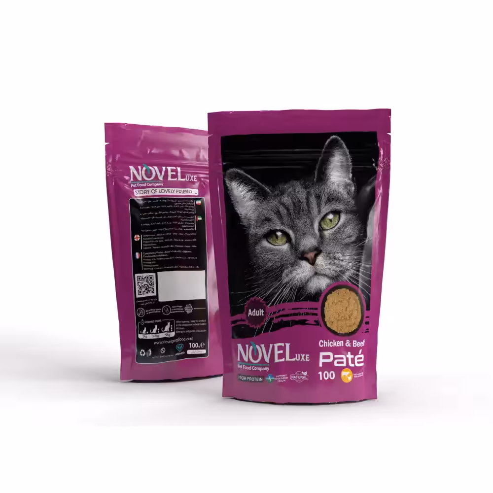 پوچ پته مرغ و گوشت مخصوص گربه