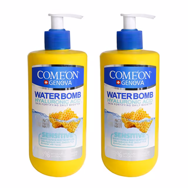 کرم آبرسان پمپی کامان سری سنسیتیو 500 میلی لیتری بسته دو عددی (1 عدد هدیه)