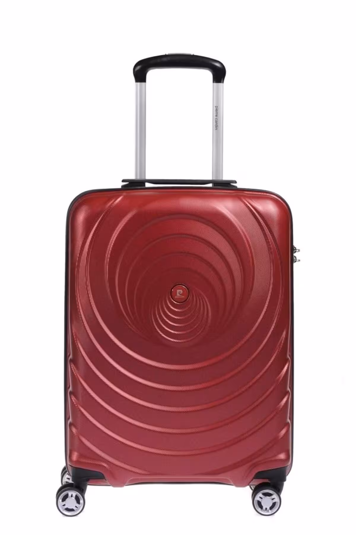 چمدان و ساک قرمز مردانه زنانه پسر کابین 50 سانتی متری Abs یونیسکس 04pc1100 03 Pierre Cardin