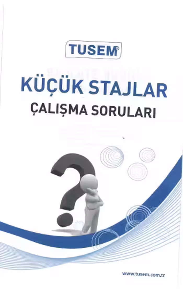 خرید و دانلود نسخه کامل کتاب Küçük Stajlar Çalışma Soruları Kitabı