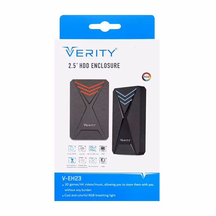 قاب هارد 2.5 اینچی USB 3.0 مدل EH23 برند VERITY