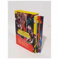 کتاب مانگا پلاس 3 جلدی انگلیسی آکادمی قهرمان من My Hero Academia قابدار اثر Kohei Horikoshi