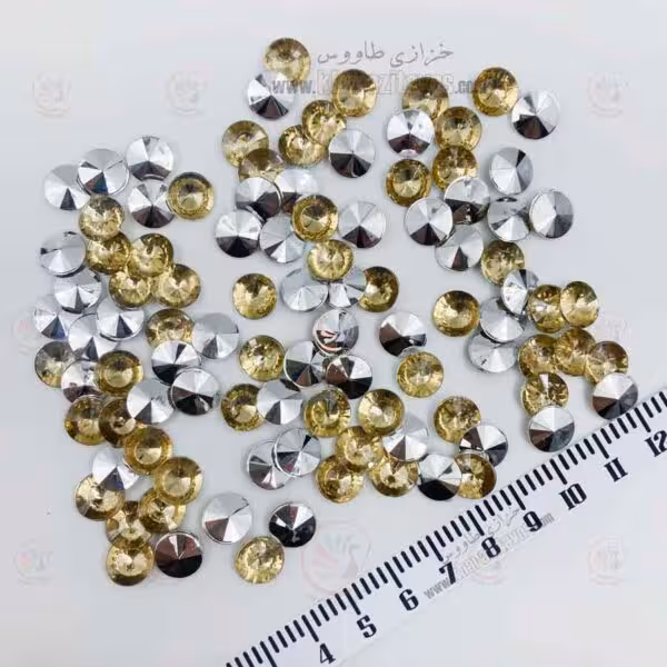 ریولی پلاستیکی سایز 10 ( شامپاینی ) بسته 100 عددی