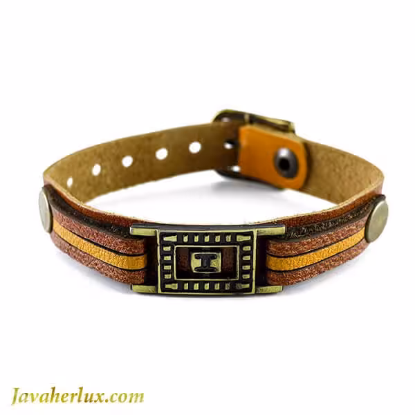 دستبند چرم مدل مارت _ کد : 200132