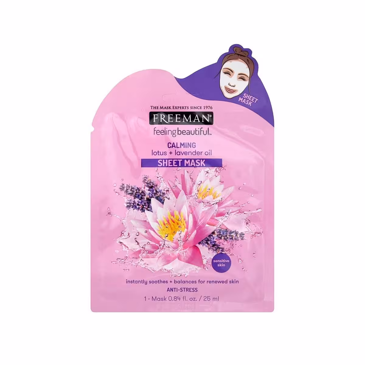 ماسک ورقه ای فریمن مدل Lotus and Lavender Oil