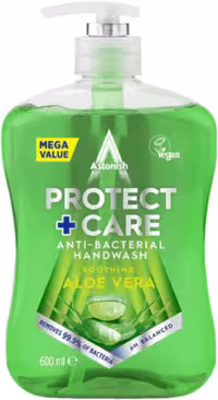 مایع دستشویی آستونیش protect   Care Anti-Bacterial آنتی باکتریال آلوئه ورا 600ml