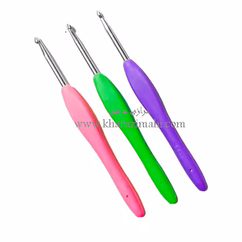 قلاب بافتنی دسته ژله ای شماره 4