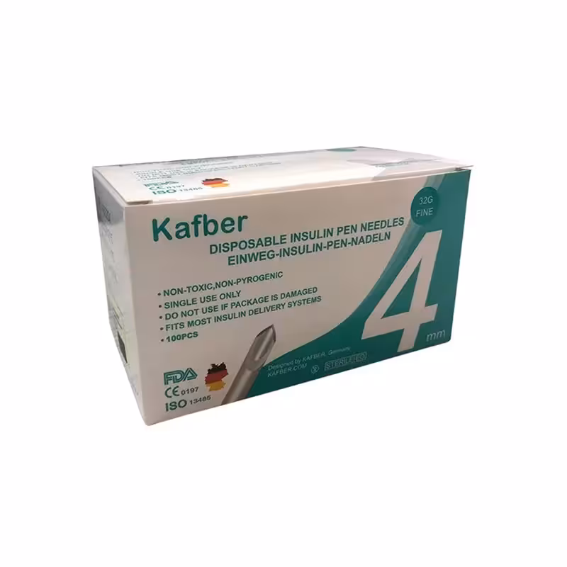 سرسوزن کافبر سایز 4 میلی متری/ گیج 32 بسته 100 عددی