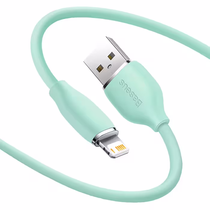 کابل تبدیل USB به لایتینیگ بیسوس مدل CAGD000006 طول 1.2 متر و توان 2.4 آمپر