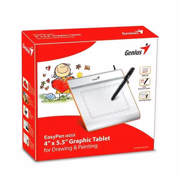 قلم نوری جنیوس i405X با گارانتی 18 ماهه شاب