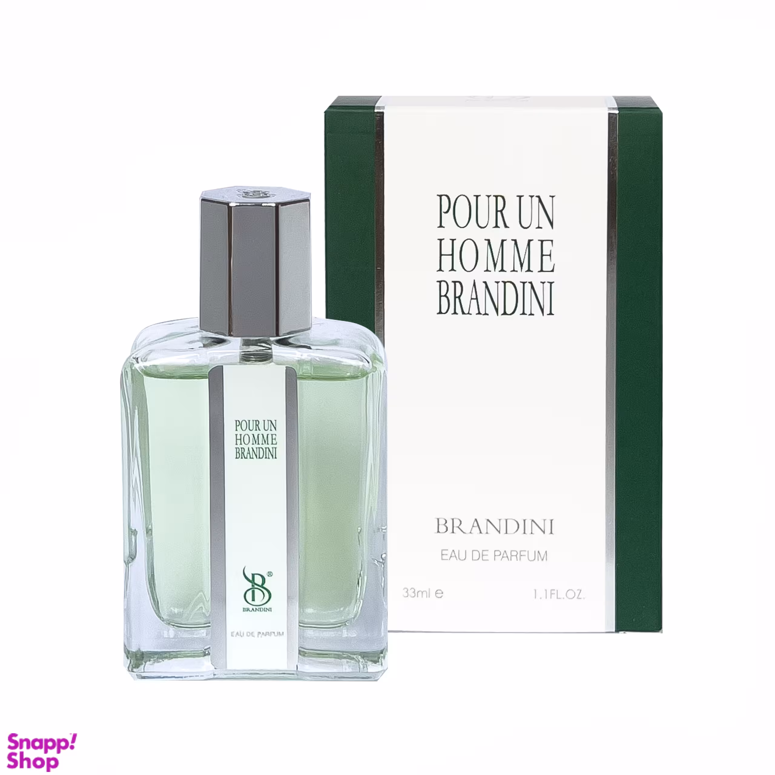 عطر جیبی مردانه برندینی مدل Pour Un Homme حجم 33 میلی لیتر