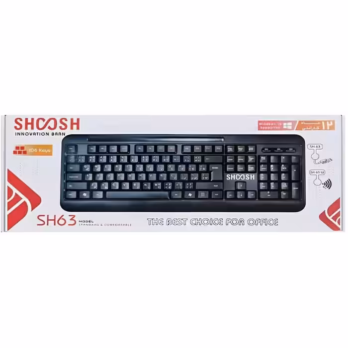 کیبورد شوش مدل SHOOSH -SH63