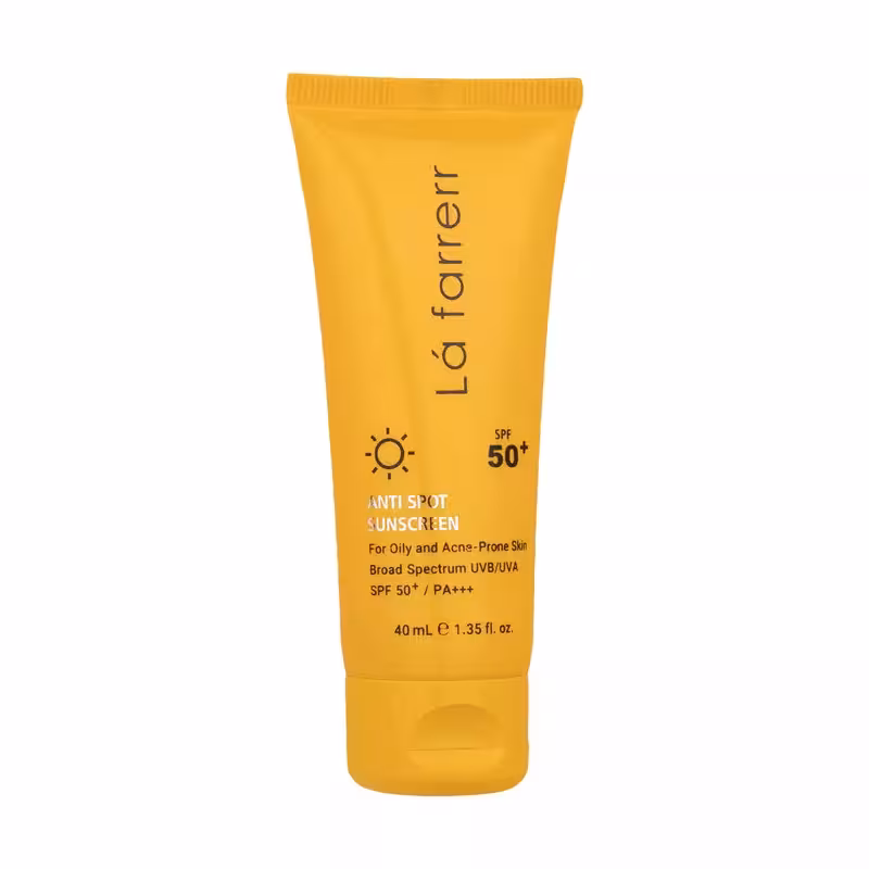 ضد آفتاب و ضد لک بی رنگ لافارر SPF50 مناسب پوست چرب و آکنه دار