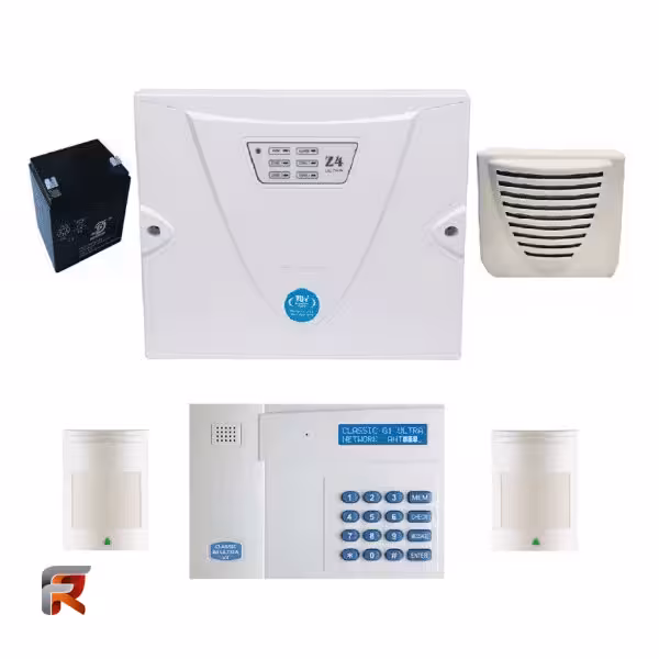 پکیج دزدگیر اماکن کلاسیک Z4-ULTRA Celasic با تلفن کننده سیم کارتی G1-ULTRA