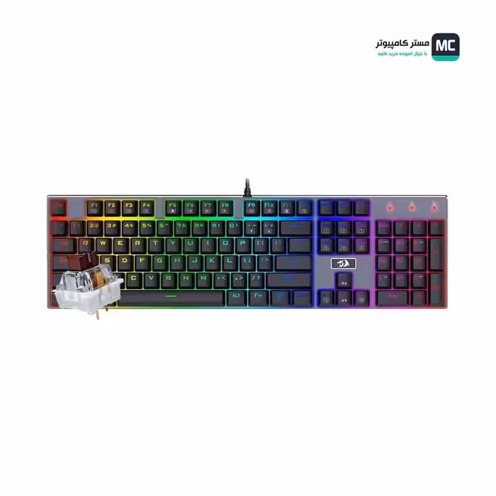 قیمت و خرید کیبورد مکانیکال گیمینگ ردراگون Devarajas K556 RGB