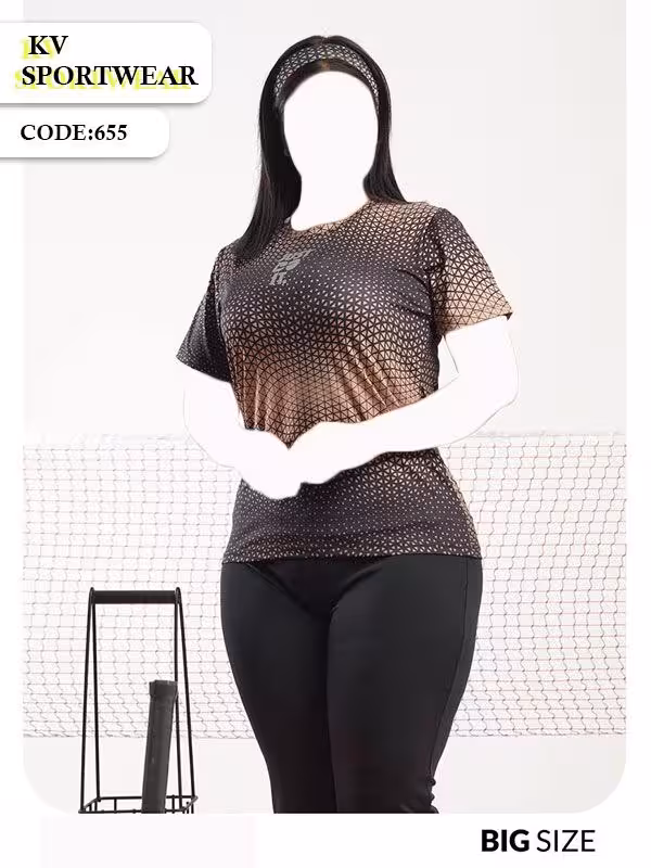 تیشرت ورزشی بیگ و فری سایز زنانه NIKE کد 004