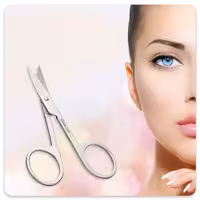 قیچی کوچک مژه و ابرو استیل