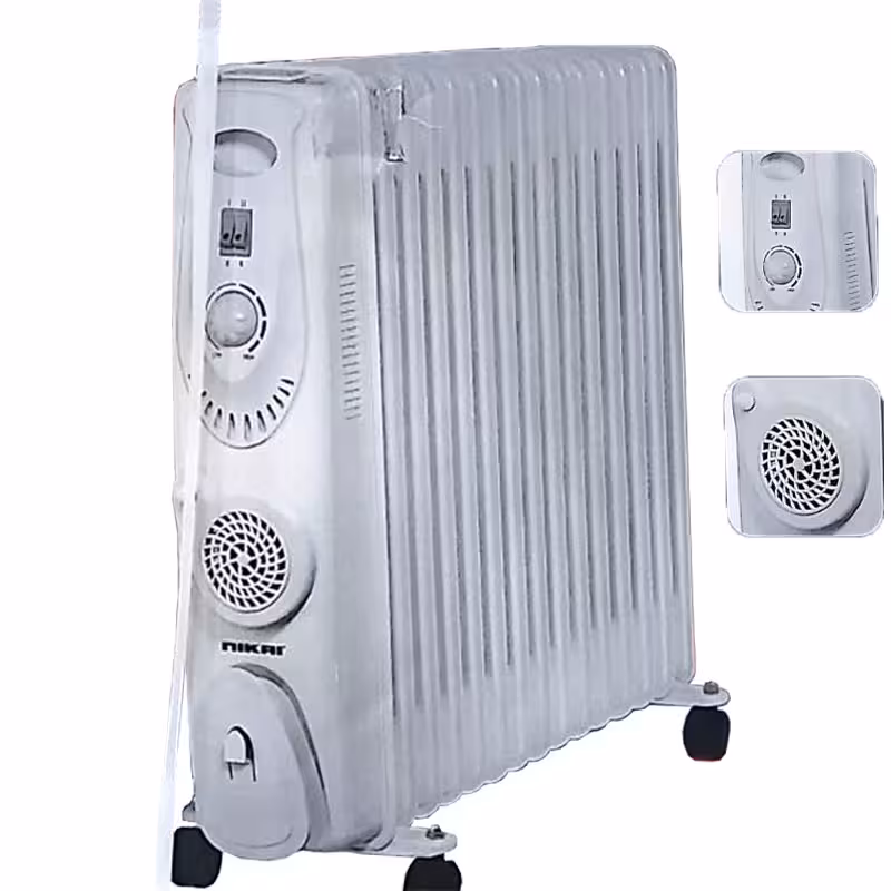 شوفاژ برقی نیکایی 15 پره مدل NOH855A