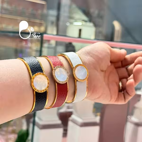 دستبند بولگاری صدفی