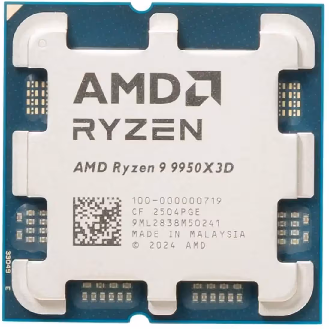 پردازنده AMD Ryzen 9 9950X3D – 16C 32T 5.6GHz 128MB TRAY