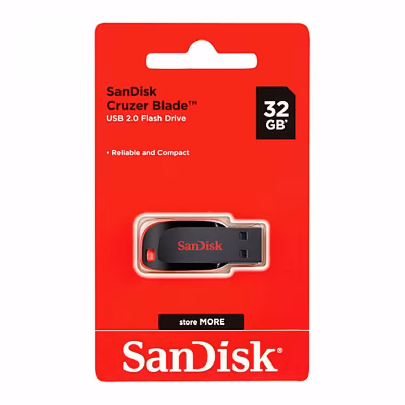 فلش مموری 32 گیگابایت سن دیسک مدل SanDisk Cruzer Blade CZ50